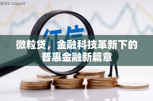 鼓楼微粒贷，金融科技革新下的普惠金融新篇章