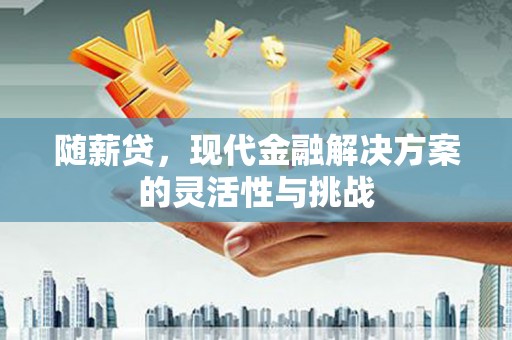 鼓楼随薪贷，现代金融解决方案的灵活性与挑战