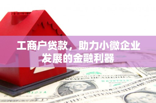 鼓楼工商户贷款，助力小微企业发展的金融利器