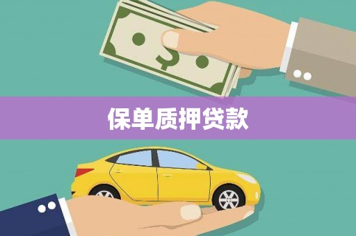 鼓楼保单质押贷款
