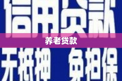 鼓楼养老贷款