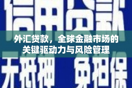 鼓楼外汇贷款，全球金融市场的关键驱动力与风险管理