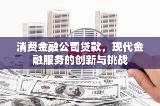 鼓楼消费金融公司贷款，现代金融服务的创新与挑战