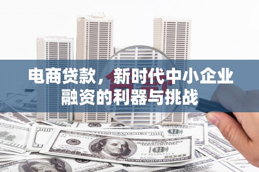 鼓楼电商贷款，新时代中小企业融资的利器与挑战