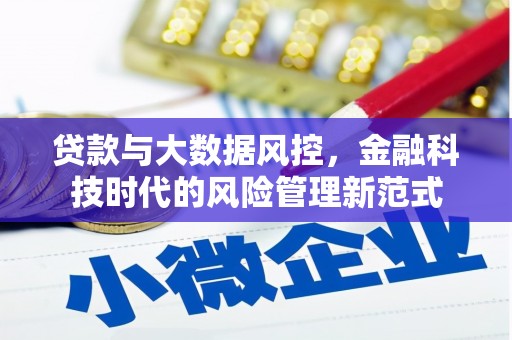 鼓楼贷款与大数据风控，金融科技时代的风险管理新范式