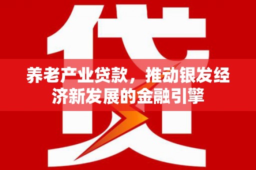 鼓楼养老产业贷款，推动银发经济新发展的金融引擎