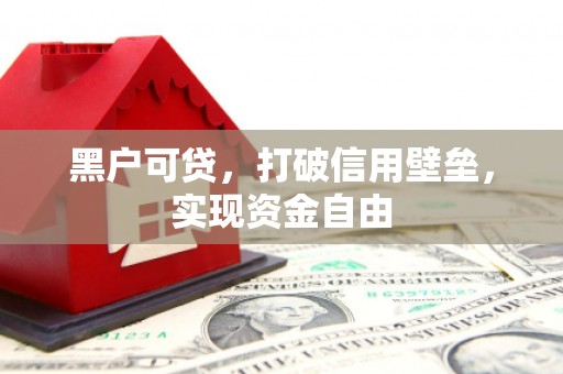 鼓楼黑户可贷，打破信用壁垒，实现资金自由