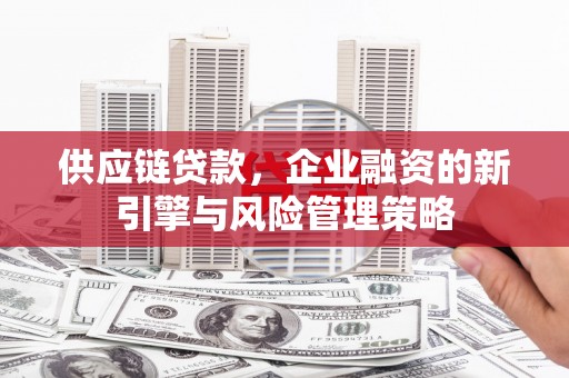 鼓楼供应链贷款，企业融资的新引擎与风险管理策略