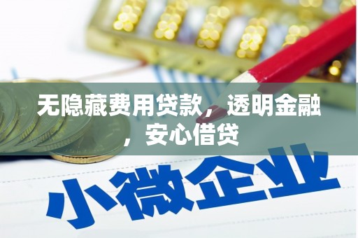 鼓楼无隐藏费用贷款，透明金融，安心借贷