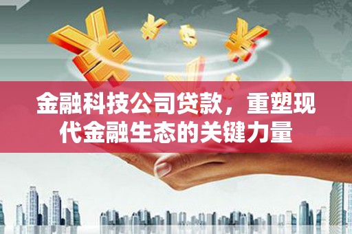 鼓楼金融科技公司贷款，重塑现代金融生态的关键力量