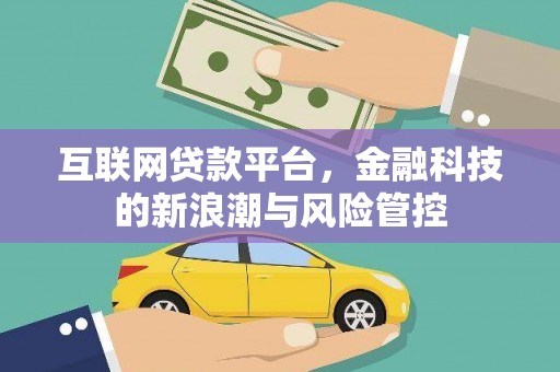 鼓楼互联网贷款平台，金融科技的新浪潮与风险管控